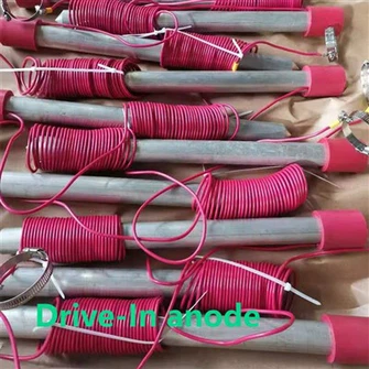 Dirigir no ânodo de magnésio